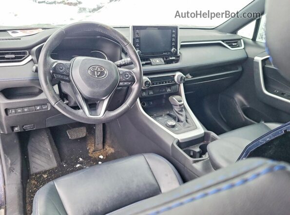2T3RWRFV5MW111027 2021 TOYOTA RAV4 Синий Вид панели приборов