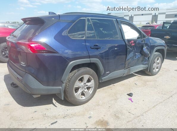 2T3RWRFV5NW141405 2022 TOYOTA RAV4 HYBRID Blue Rear right