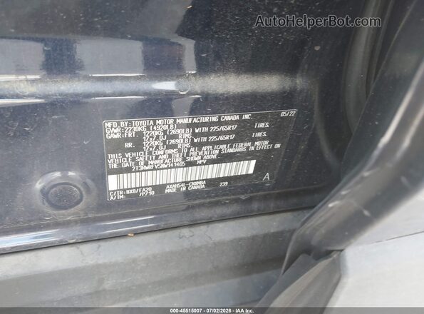 2T3RWRFV5NW141405 2022 TOYOTA RAV4 HYBRID Blue Engine compartment view