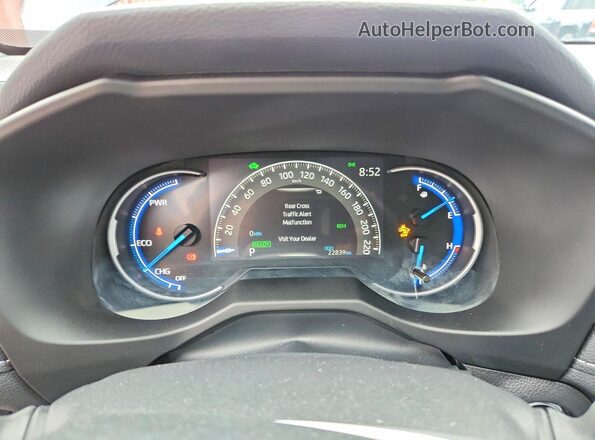2T3RWRFV5RW222975 2024 TOYOTA RAV4 Blue Вид щитка приладів