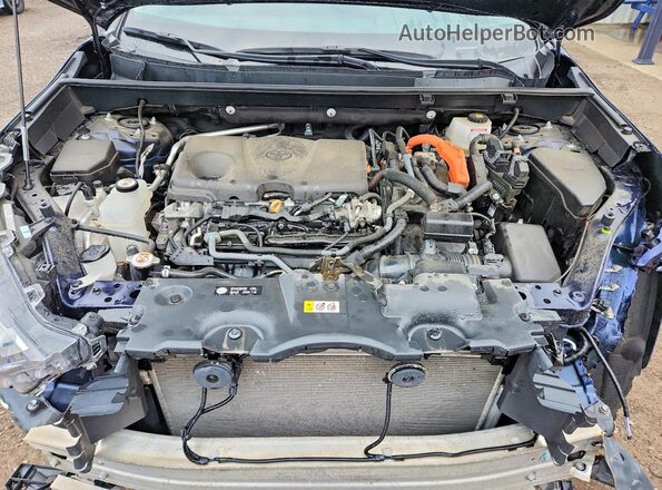 2T3RWRFV5RW222975 2024 TOYOTA RAV4 Blue Вид підкапотного простору