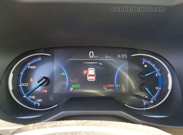 2T3RWRFV5SW265637 2025 TOYOTA RAV4 Белый Вид щитка приборов