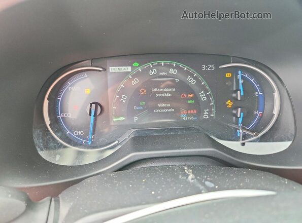 2T3RWRFV5SW270885 2025 TOYOTA RAV4 Белый Вид щитка приборов