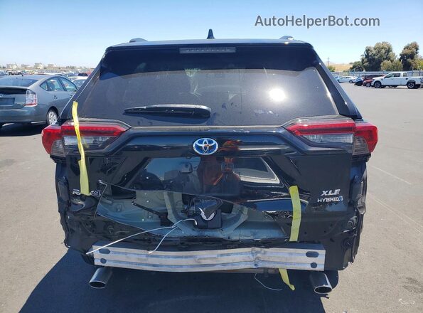 2T3RWRFV6KW016943 2019 TOYOTA RAV4 Black Vista trasera
