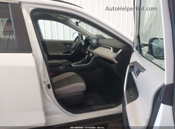 2T3RWRFV6LW076223 2020 TOYOTA RAV4 HYBRID White Widok wnętrza z przodu