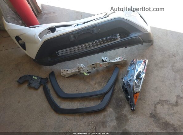 2T3RWRFV6LW076223 2020 TOYOTA RAV4 HYBRID White Widok zestawu wskaźników