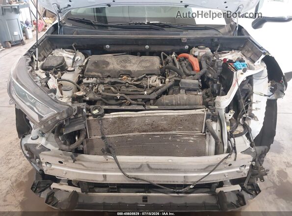 2T3RWRFV6LW076223 2020 TOYOTA RAV4 HYBRID White Widok z tyłu