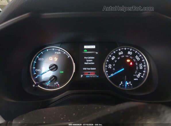 2T3RWRFV6LW076223 2020 TOYOTA RAV4 HYBRID White Widok tylnych siedzeń