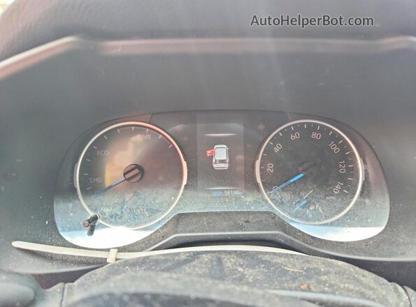 2T3RWRFV6LW092258 2020 TOYOTA RAV4 Blue Instrument cluster view