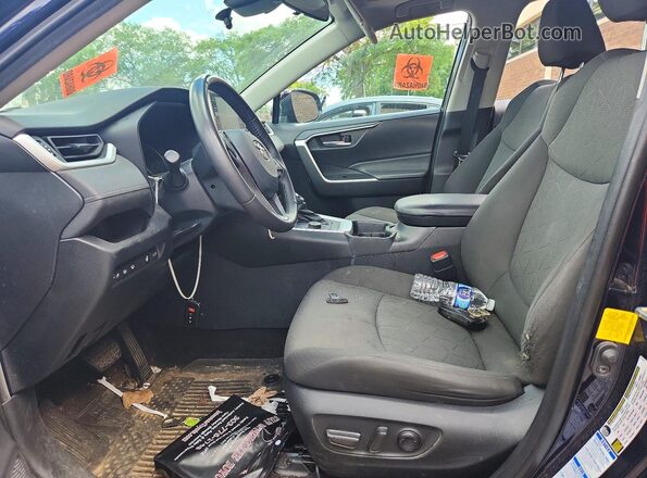 2T3RWRFV6LW092258 2020 TOYOTA RAV4 Blue Front interior view