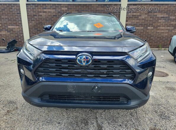 2T3RWRFV6LW092258 2020 TOYOTA RAV4 Blue Front view