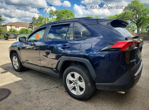 2T3RWRFV6LW092258 2020 TOYOTA RAV4 Blue Rear left