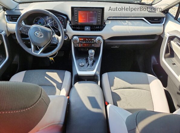 2T3RWRFV6NW141445 2022 TOYOTA RAV4 Серый Вид панели приборов