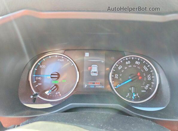 2T3RWRFV6NW141445 2022 TOYOTA RAV4 Серый Вид щитка приборов