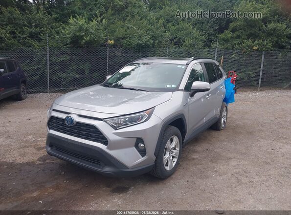 2T3RWRFV7LW091782 2020 TOYOTA RAV4 HYBRID Gray წინა მარცხენა ხედი სამი მეოთხედიდან