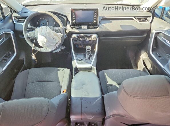 2T3RWRFV7MW114298 2021 TOYOTA RAV4 Gray წინა პანელის ხედი