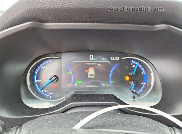 2T3RWRFV7RW236408 2024 TOYOTA RAV4 Black Вид щитка приладів
