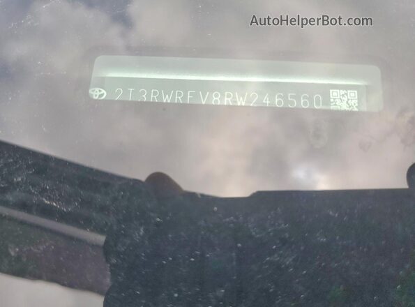 2T3RWRFV8RW246560 2024 TOYOTA RAV4 Серебряный Вид наклейки с VIN-кодом