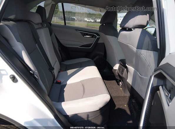 2T3RWRFV8SW282142 2025 TOYOTA RAV4 HYBRID White Widok naklejki z numerem VIN