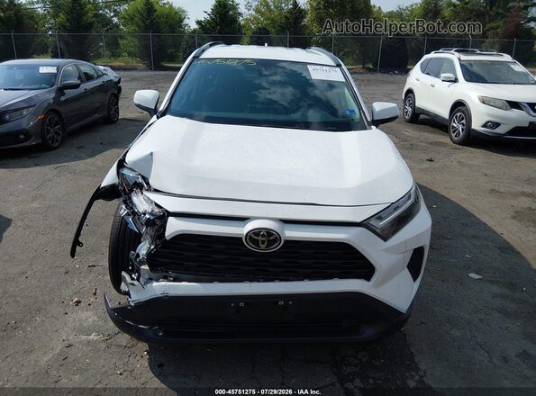 2T3RWRFV8SW282142 2025 TOYOTA RAV4 HYBRID White Widok zestawu wskaźników
