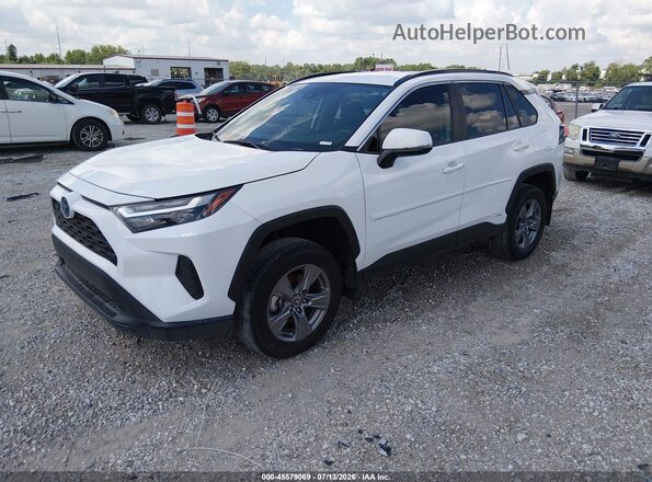 2T3RWRFV9RW207461 2024 TOYOTA RAV4 HYBRID White Առջևի ձախ երեք քառորդ տեսարան