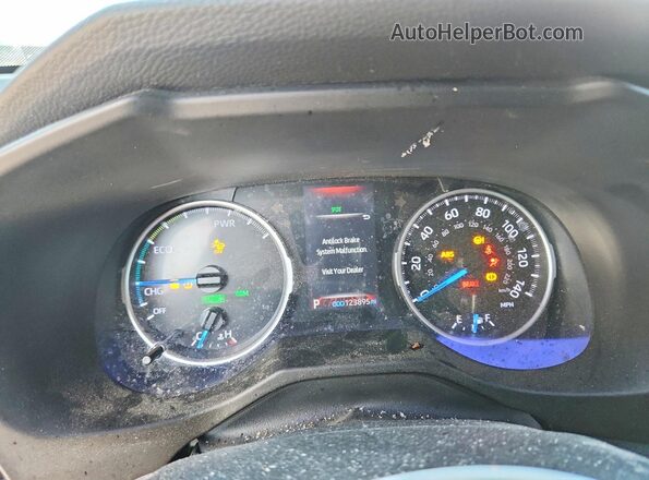 2T3RWRFVXKW027122 2019 TOYOTA RAV4 Gray Instrument cluster view