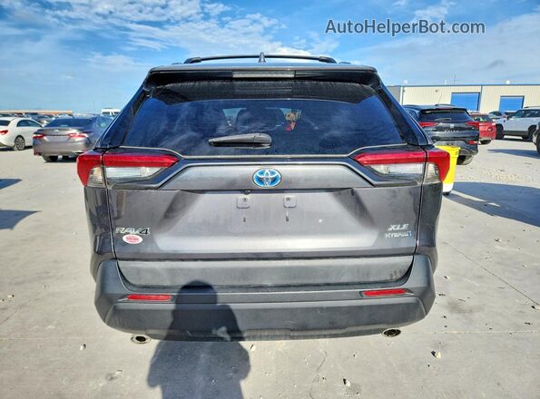 2T3RWRFVXKW027122 2019 TOYOTA RAV4 Gray Rear view