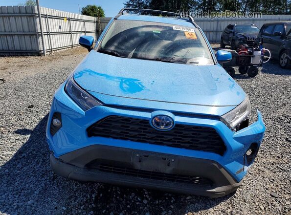 2T3RWRFVXLW086186 2020 TOYOTA RAV4 Blue Widok z przodu