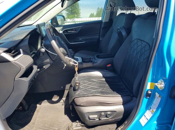 2T3RWRFVXLW086186 2020 TOYOTA RAV4 Blue Widok wnętrza z przodu