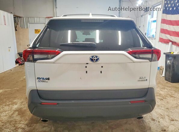 2T3RWRFVXMW113128 2021 TOYOTA RAV4 White Widok z tyłu