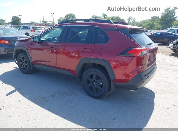 2T3S1RFV2NW297756 2022 TOYOTA RAV4 Red Rear left
