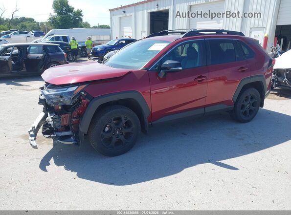 2T3S1RFV2NW297756 2022 TOYOTA RAV4 Red Front left