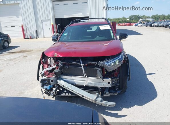 2T3S1RFV2NW297756 2022 TOYOTA RAV4 Red Rear interior view