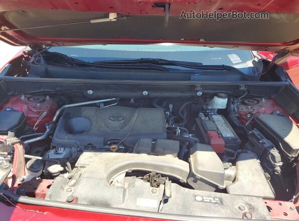 2T3S1RFV8NW291511 2022 TOYOTA RAV4 Burgundy უკანა სალონის ხედი