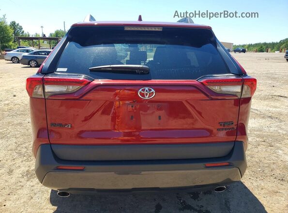 2T3S1RFV8NW291511 2022 TOYOTA RAV4 Burgundy უკანა ხედი