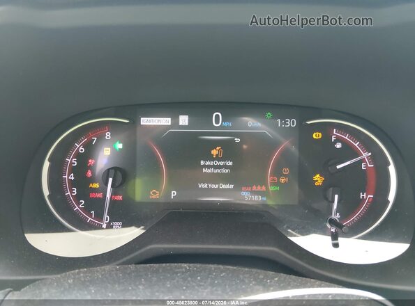 2T3S1RFVXMW243636 2021 TOYOTA RAV4 Black უკანა სავარძლების ხედი