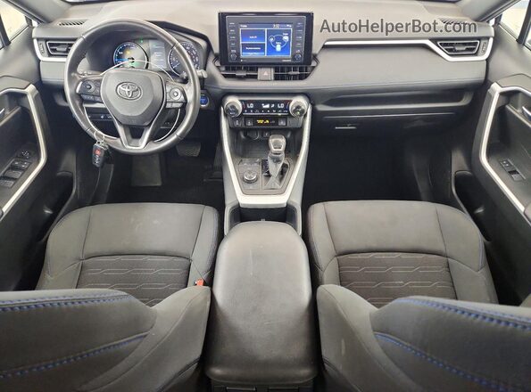 2T3T6RFV3NW035296 2022 TOYOTA RAV4 White Widok deski rozdzielczej