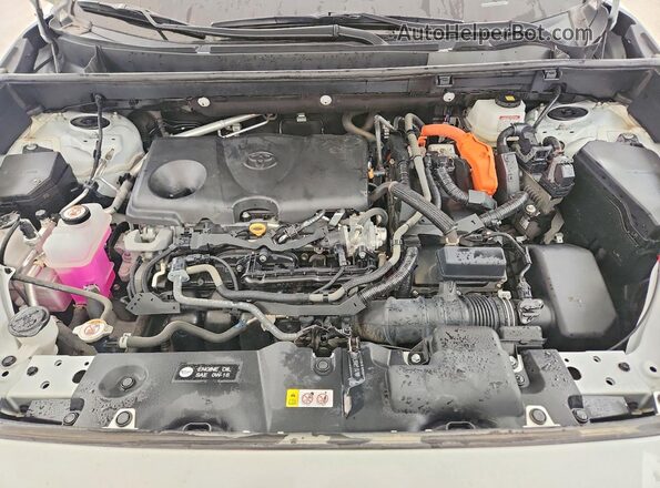 2T3T6RFV3NW035296 2022 TOYOTA RAV4 White Widok komory silnika