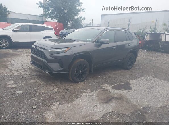 2T3T6RFV4RW064313 2024 TOYOTA RAV4 HYBRID Gray Vista tres cuartos delantera izquierda