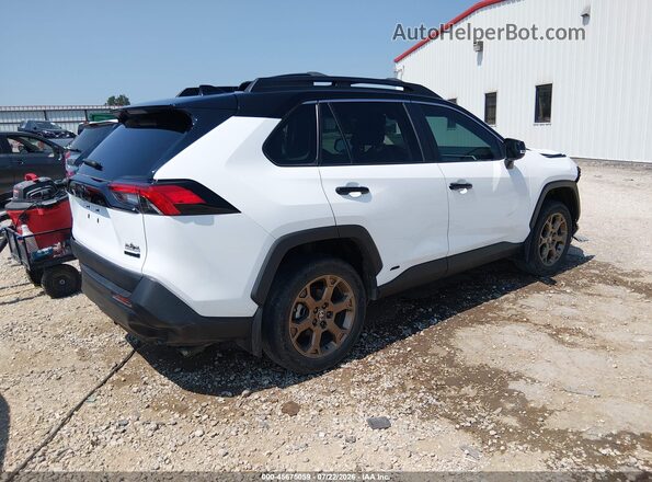 2T3UWRFV7RW224169 2024 TOYOTA RAV4 HYBRID Белый Задняя правая четверть