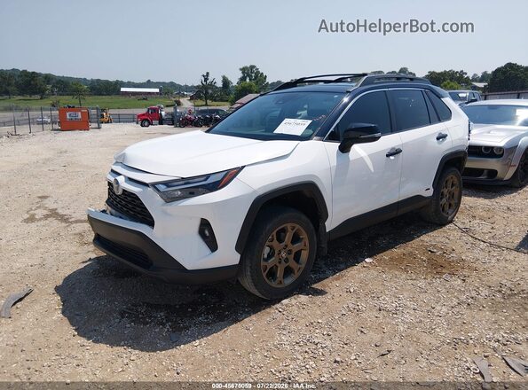 2T3UWRFV7RW224169 2024 TOYOTA RAV4 HYBRID Белый Передняя левая четверть