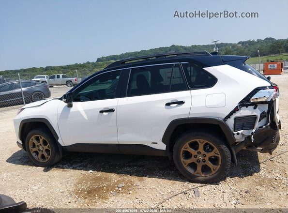 2T3UWRFV7RW224169 2024 TOYOTA RAV4 HYBRID Белый Панорамный вид салона 360°