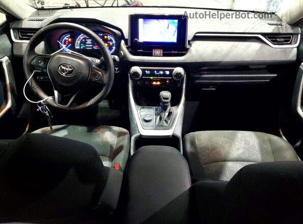2T3UWRFV9RW197220 2024 TOYOTA RAV4 Black Dashboard view
