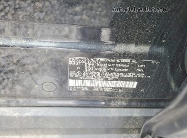 2T3UWRFVXRW239233 2024 TOYOTA RAV4 Black VIN sticker view