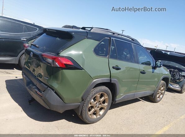 2T3UWRFVXSW258533 2025 TOYOTA RAV4 HYBRID Green უკანა სალონის ხედი