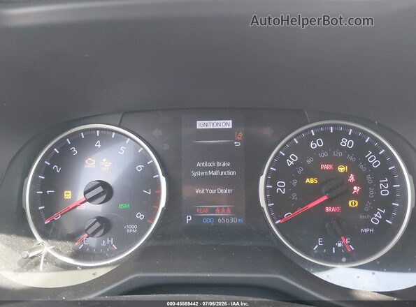 2T3W1RFV0LW078924 2020 TOYOTA RAV4 Серый Вид задних сидений