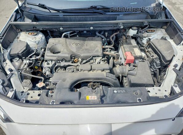 2T3W1RFV0MW111678 2021 TOYOTA RAV4 White ძრავის განყოფილების ხედი