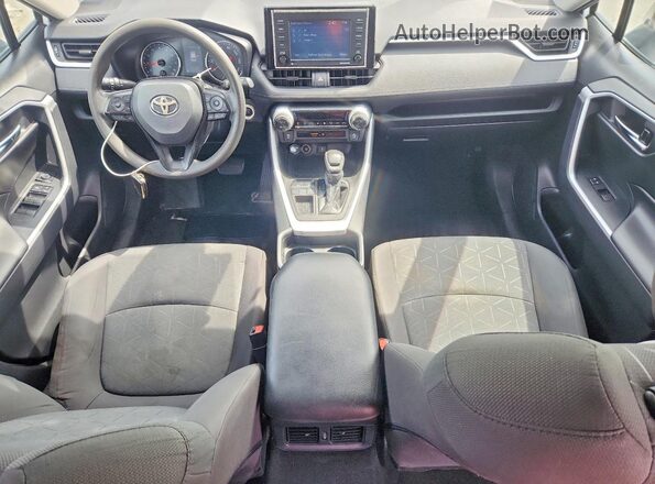 2T3W1RFV0MW111678 2021 TOYOTA RAV4 White წინა პანელის ხედი