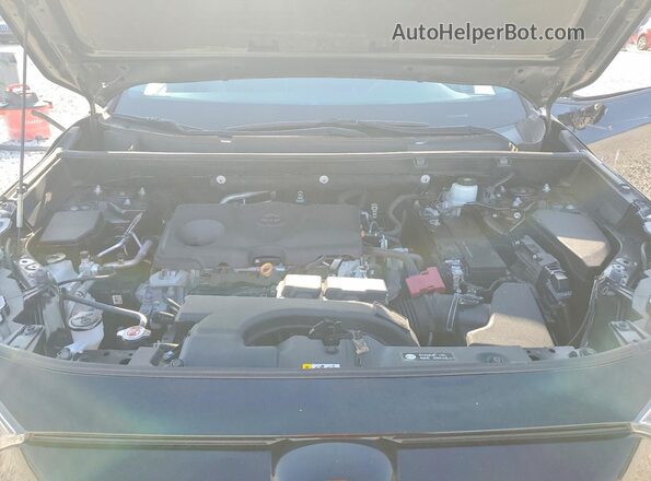 2T3W1RFV0MW133468 2021 TOYOTA RAV4 Black Vista del compartimento del motor