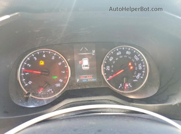 2T3W1RFV0MW136984 2021 TOYOTA RAV4 Gray Instrument cluster view